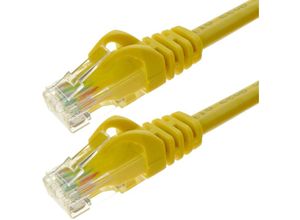 8434185533145 - UTP-Ethernet-Kabel mit RJ45-Stecker der Kat 6A in gelber Farbe von 5 m - Cablemarkt