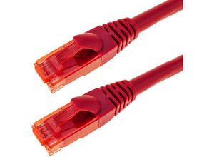 8434185533411 - UTP-Ethernet-Kabel 24 awg mit RJ45-Stecker der Kat 6A in roter Farbe von 20 m - Cablemarkt