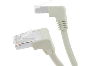 8434185534012 - FTP-Netzwerkkabel mit abgewinkelten RJ45-Steckern Kat 6 von 50 cm in grauer Farbe - Cablemarkt