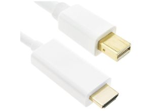 8434185542567 - Cablemarkt - Adapterkabel mit Mini-DisplayPort-Stecker auf HDMI-Stecker 1 m