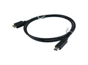 8434185545971 - Cablemarkt - Kabel mit USB-C-Stecker 30 auf Micro-USB-B-Stecker 30 in Schwarz 1 m