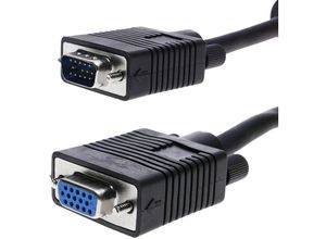 8434185547920 - Cablemarkt - Geschirmtes VGA-Videokabel mit HD15-Stecker auf HD15-Buchse 1 m