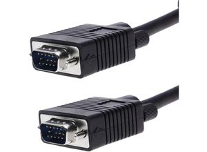 8434185547968 - Cablemarkt - Geschirmtes VGA-Videokabel mit HD15-Stecker auf HD15-Stecker 10 m