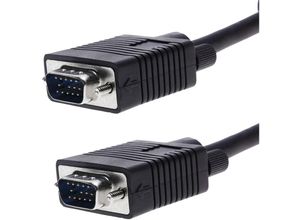 8434185548187 - Cablemarkt - Geschirmtes VGA-Videokabel mit HD15-Stecker auf HD15-Stecker 1 m lang mit 9 angeschlossenen Kabeln 8434185548187 - Cablemarkt - Geschirmtes VGA-Videokabel mit HD15-Stecker auf HD15-Stecker 1 m lang mit 9 angeschlossenen Kabeln