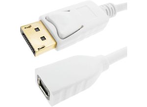 8434185548804 - Cablemarkt - Adapterkabel mit Mini-DisplayPort-Buchse auf DisplayPort-Stecker 2 m