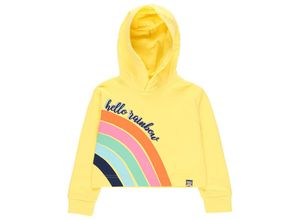 8434484779794 - - Kapuzen-Sweatshirt HELLO RAINBOW in gelb Gr122