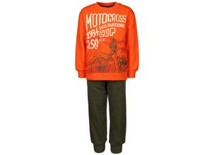 8434484934902 - - Sweatshirt MOTOCROSS mit Sweathose in orange Gr122