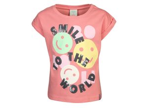 8434484994272 - - T-Shirt SMILE TO THE WORLD in geranie Gr104