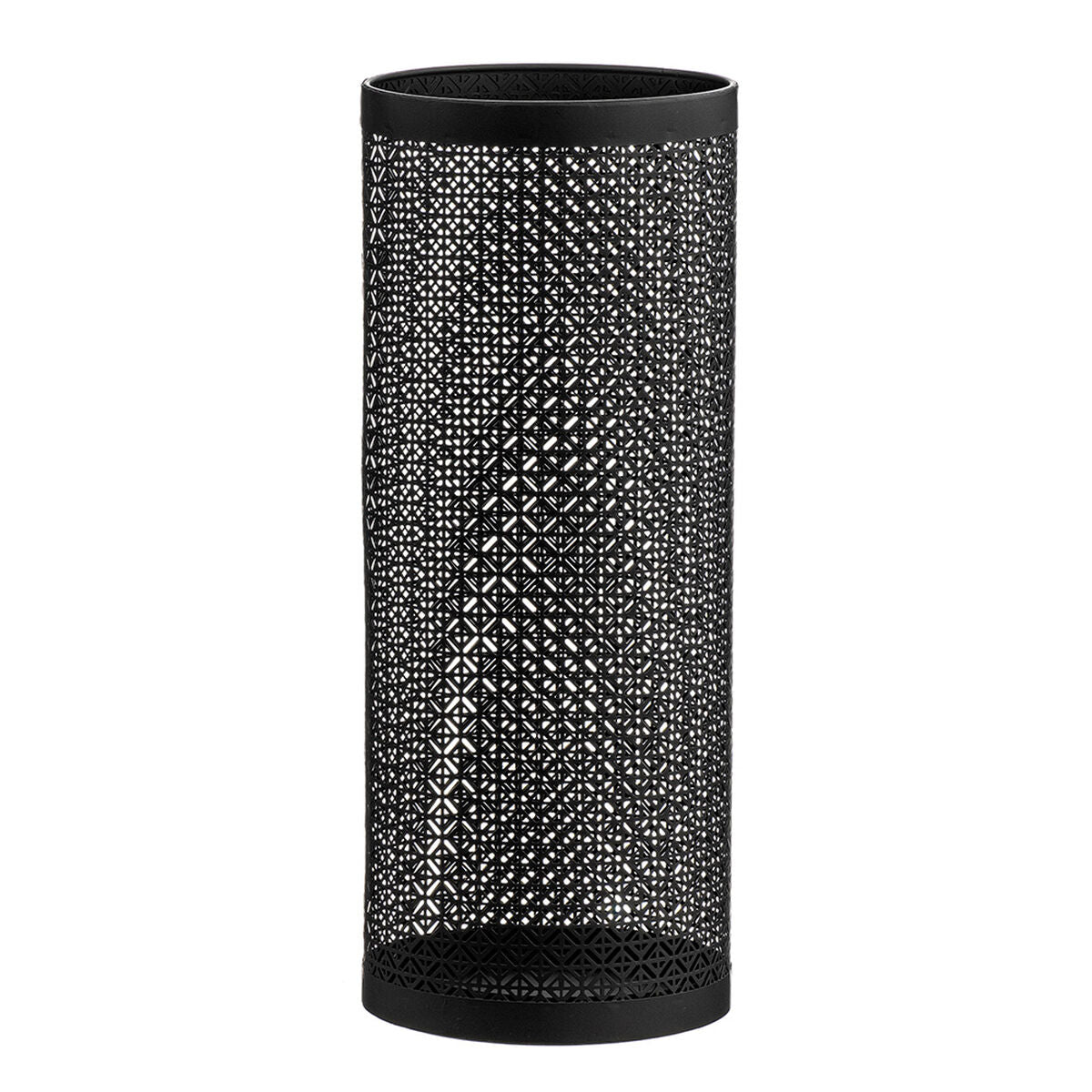 8434504077732 - Schirmständer Filigran Schwarz Metall 50 x 20 cm