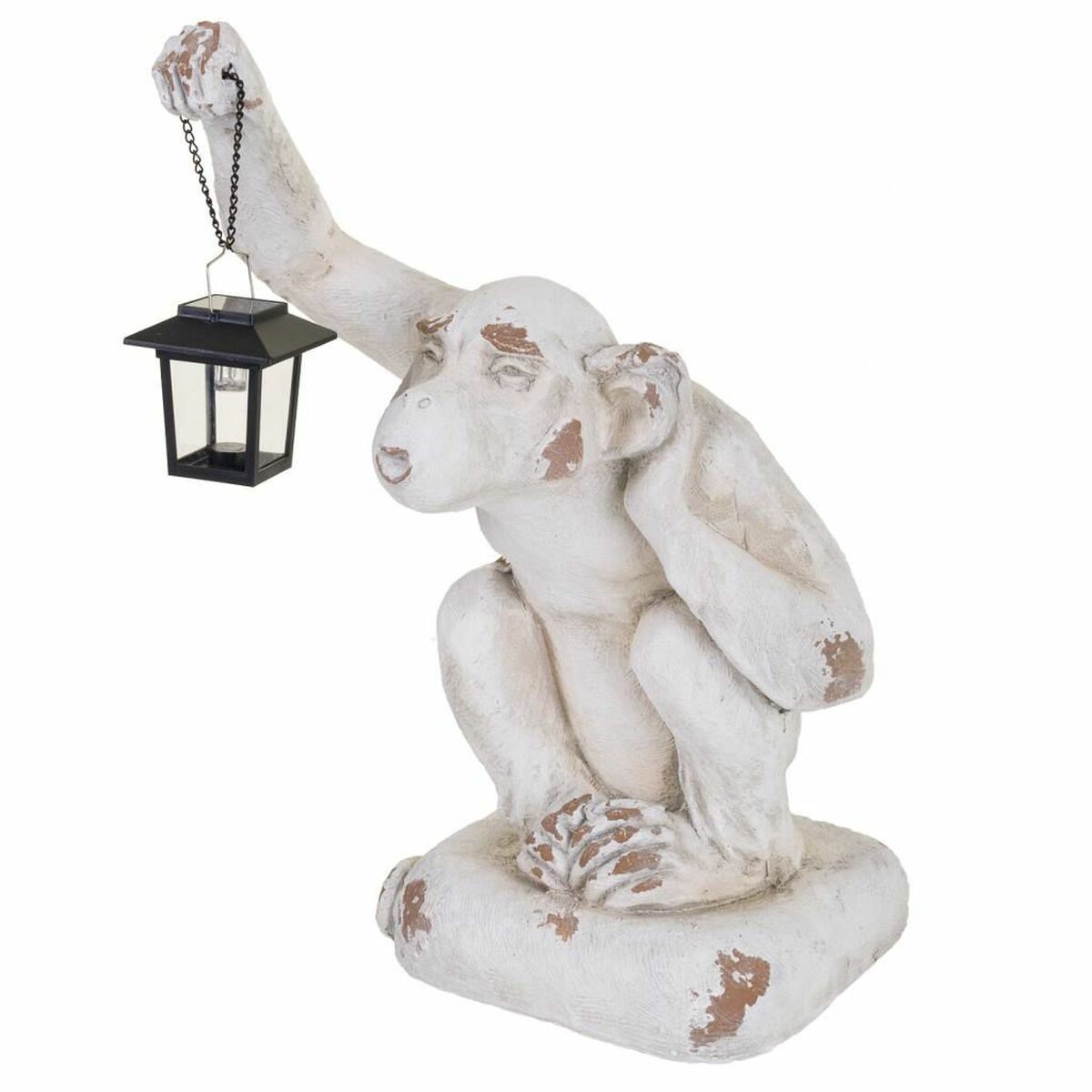 8434523238107 - Deko-Figur Weiß Magnesium Affe 35 x 58 x 36 cm