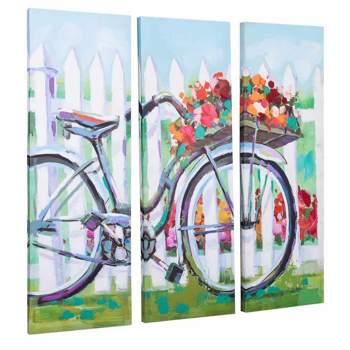 8434523271937 - Bild Bike Canvas-Stoff Tannenholz 90 x 3 x 30 cm