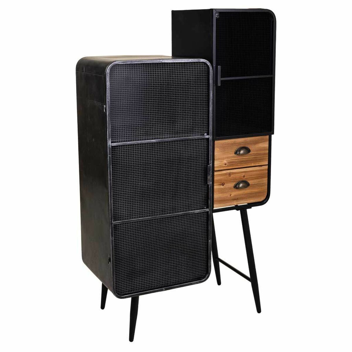 8434523281790 - Displayständer Eisen Tannenholz 40 x 135 x 76 cm