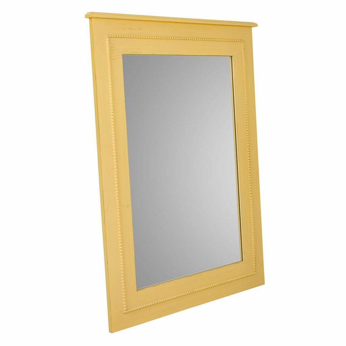 8434523321878 - Wandspiegel Gelb Glas Tannenholz 3 x 90 x 70 cm