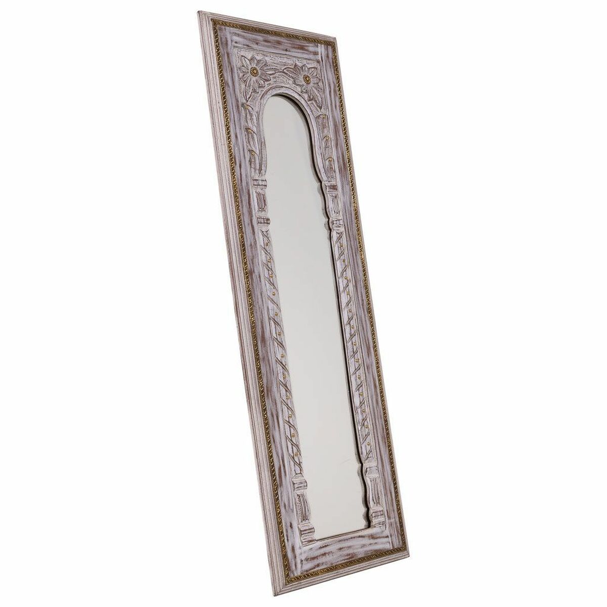8434523332362 - Wandspiegel Weiß 1 x 90 x 30 cm rechteckig 8434523332362 - Wandspiegel Weiß 1 x 90 x 30 cm rechteckig