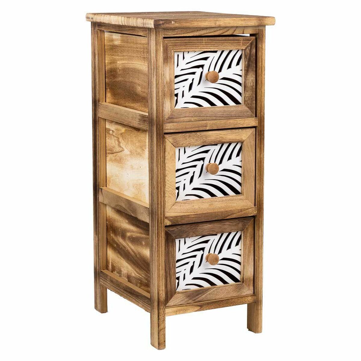 8434523339323 - Schubladenschrank Braun Holz Paulonia-Holz 32 x 63 x 26 cm