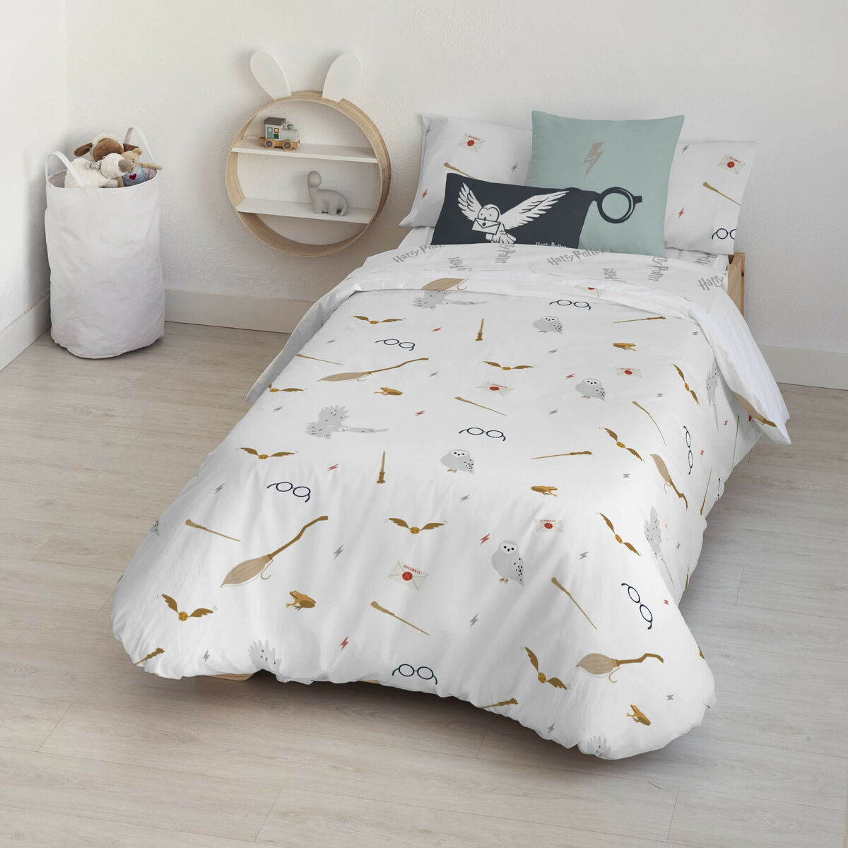 8434563048797 - Bettdeckenbezug Hogwarts Nordic Bunt 175 Fäden 180 x 220 cm Einzelmatratze 8434563048797 - Bettdeckenbezug Hogwarts Nordic Bunt 175 Fäden 180 x 220 cm Einzelmatratze