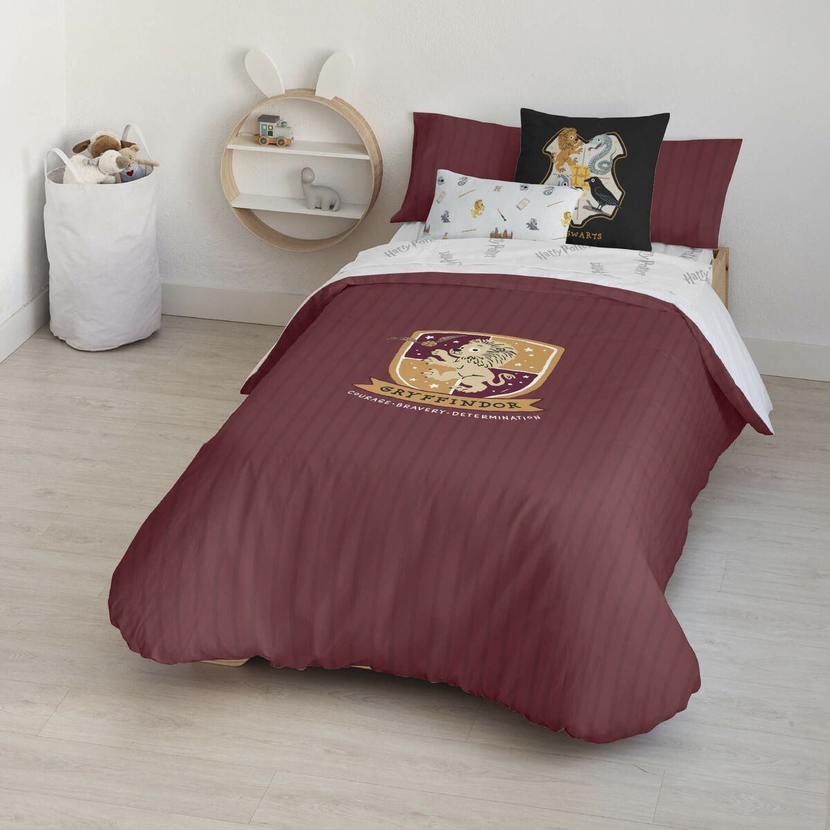 8434563168068 - Bettdeckenbezug Gryffindor Sweet Bunt 175 Fäden 180 x 220 cm Einzelmatratze