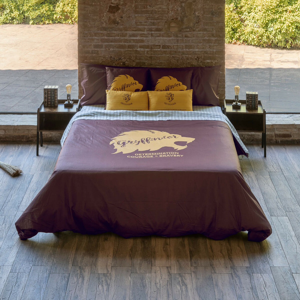 8434563169430 - Bettdeckenbezug Gryffindor Values Bunt 175 Fäden 155 x 220 cm Einzelmatratze