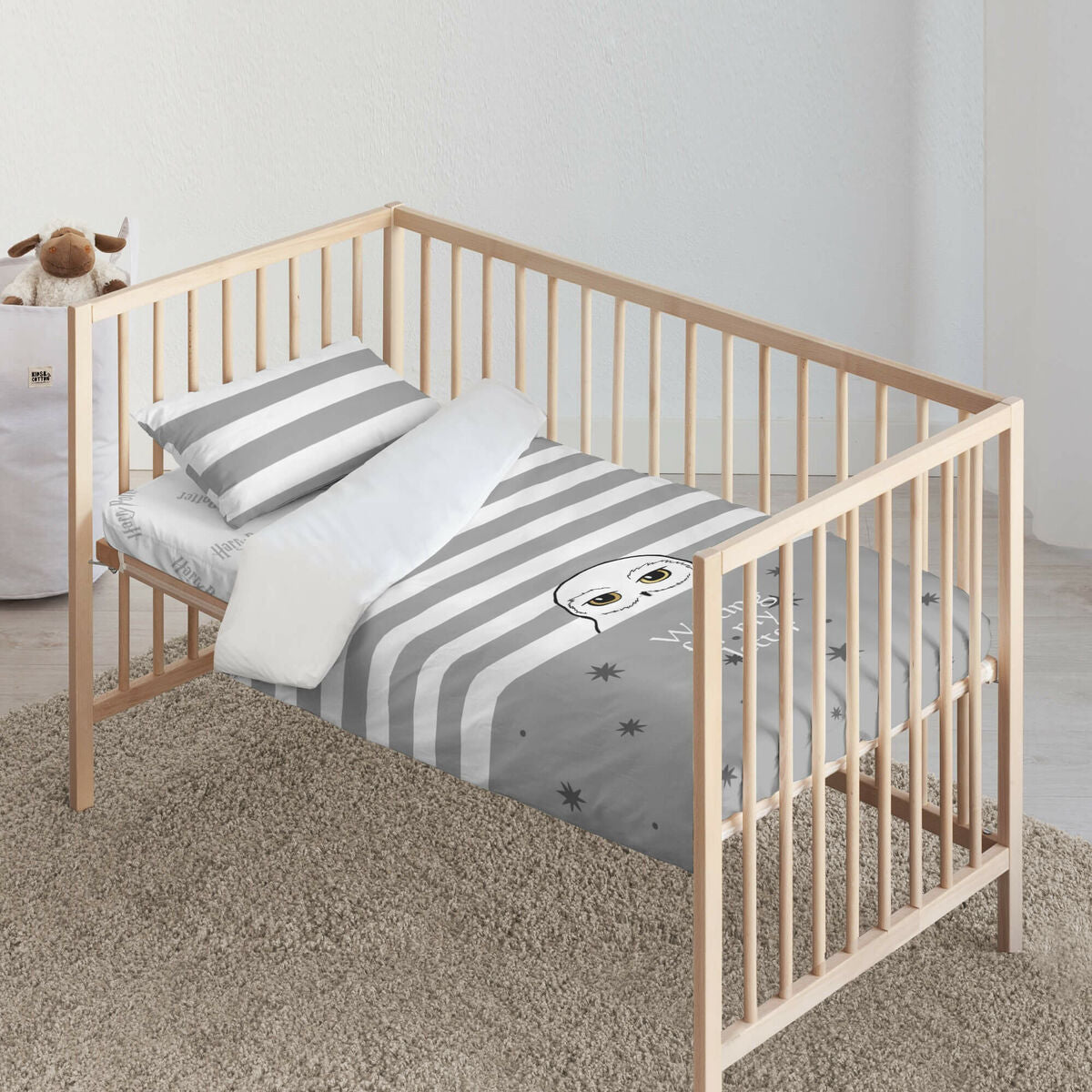 8434563172133 - Bettbezug für Babybett Waiting Letter 115 x 145 cm