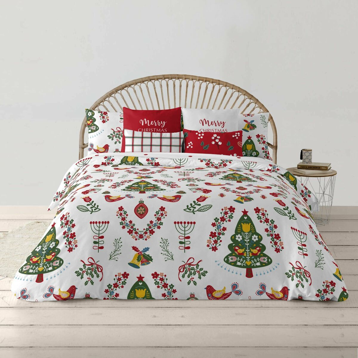 8434563190090 - Nordischer Bezug Laponia Multicolor 175 Fäden 200 x 200 cm Kleines Doppelbett 8434563190090 - Nordischer Bezug Laponia Multicolor 175 Fäden 200 x 200 cm Kleines Doppelbett