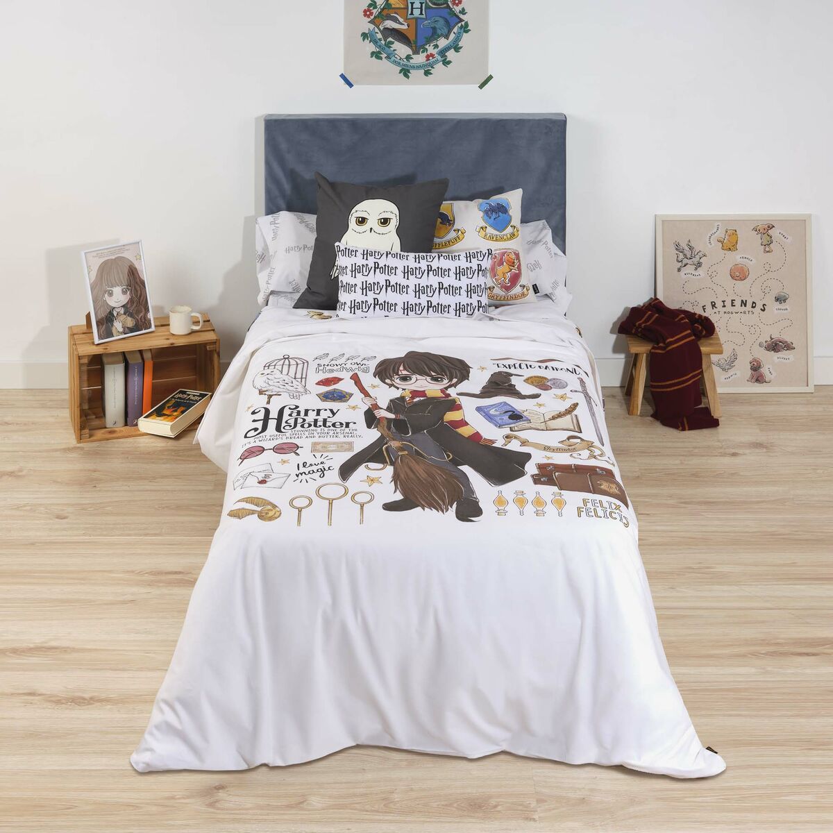 8434563385984 - Nordic-Bettbezug I love magic Kleines Doppelbett 200 x 200 cm