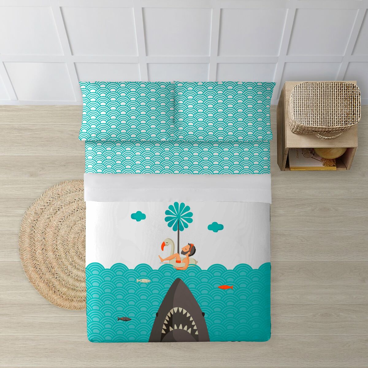 8434563789768 - Bedding set Jaws Multicolour