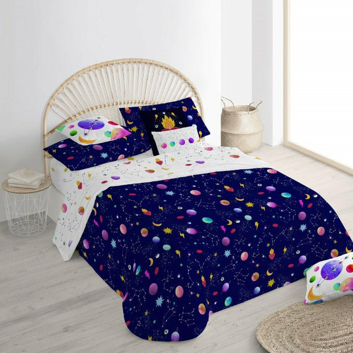 8434563869644 - Nordischer Bezug Cosmos Multicolor 175 Fäden 240 x 220 cm