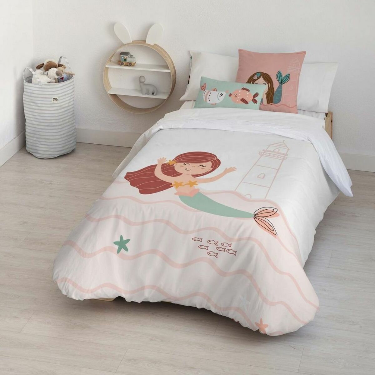 8434563884647 - Bettwäscheset Kids& Cotton Mosi Big Pink 155 x 220 cm