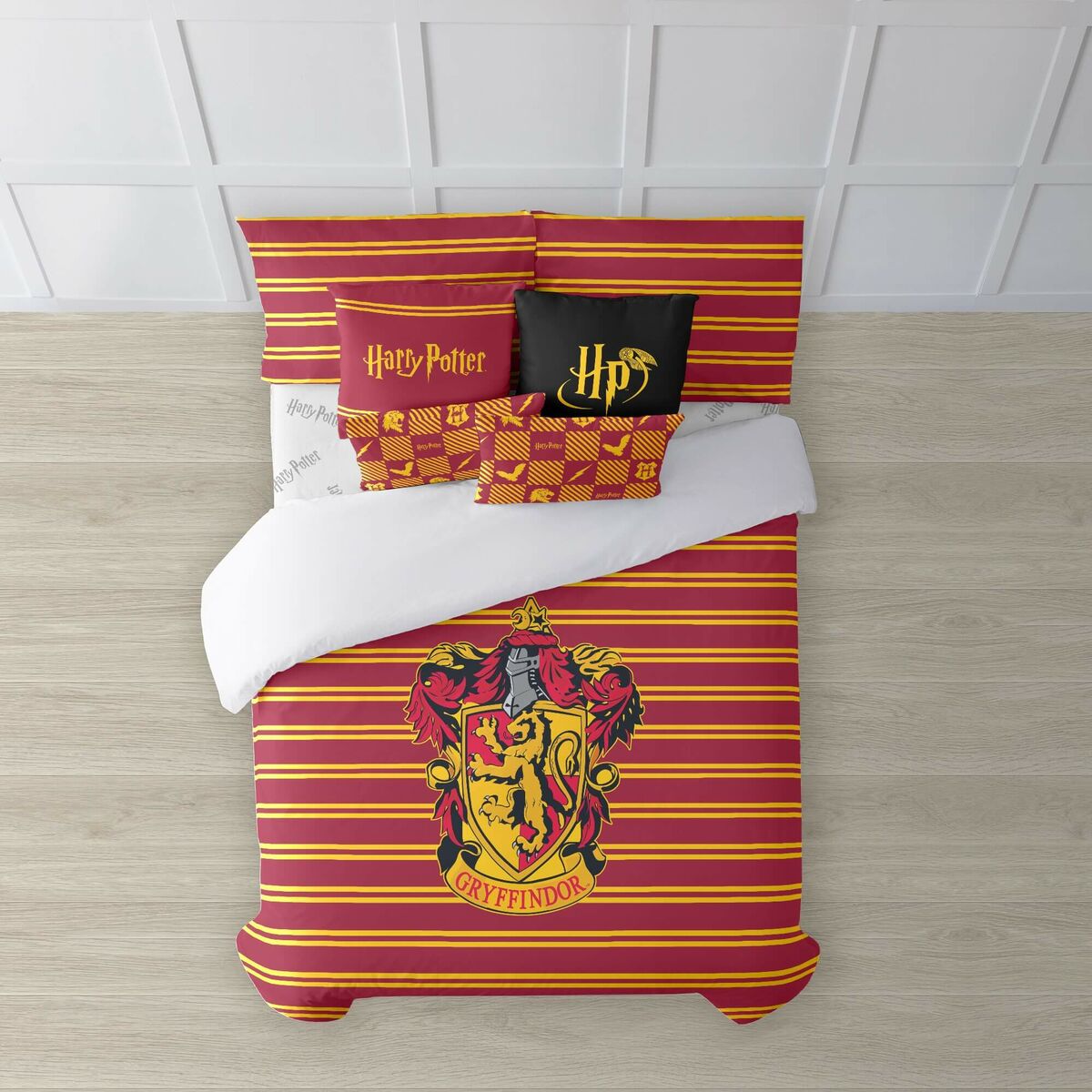 8434563921786 - Bettdeckenbezug Gryffindor Shield Bunt 175 Fäden 180 x 220 cm Einzelmatratze