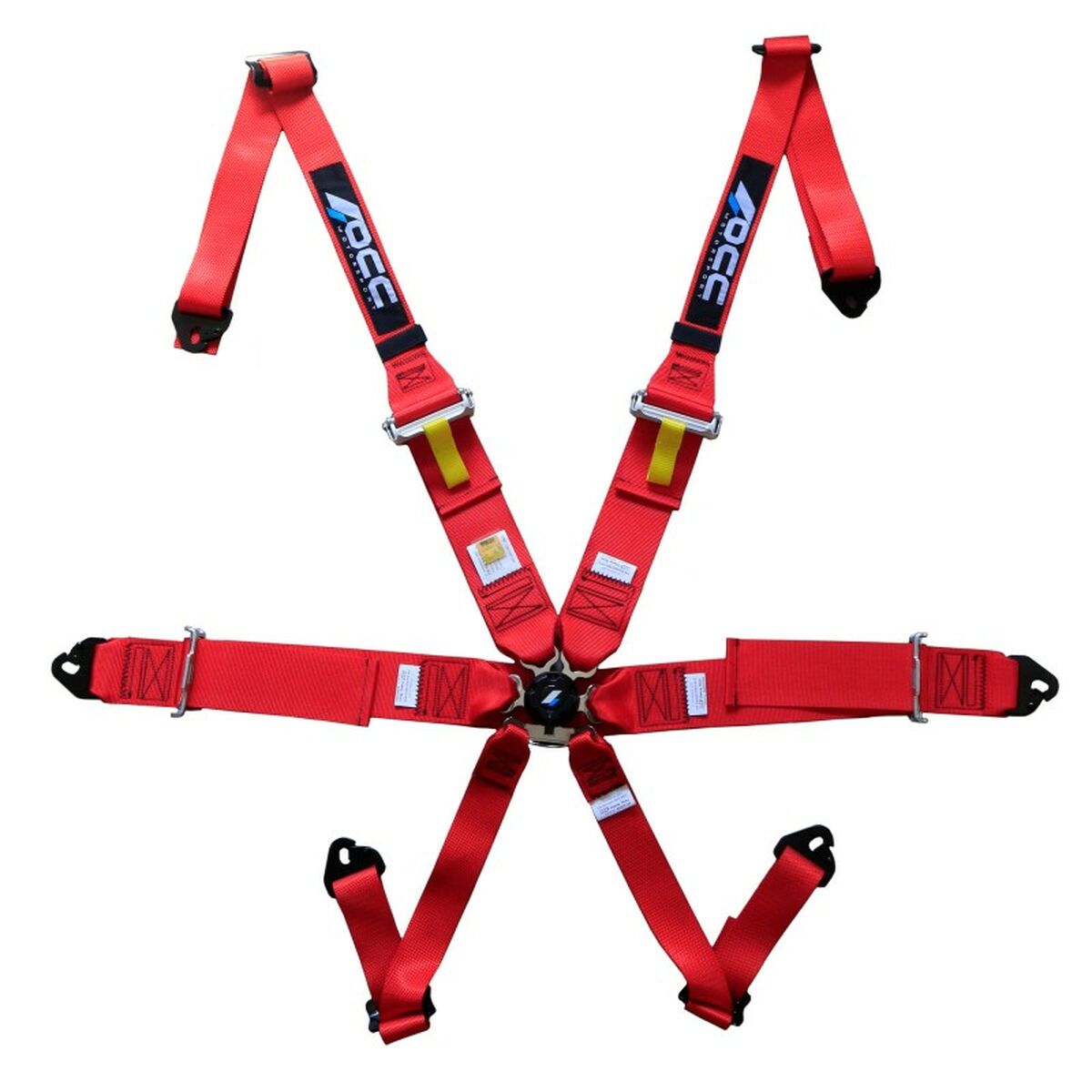 8434596068922 - Harness with 6 fastening points OCCRF2EU Red 3