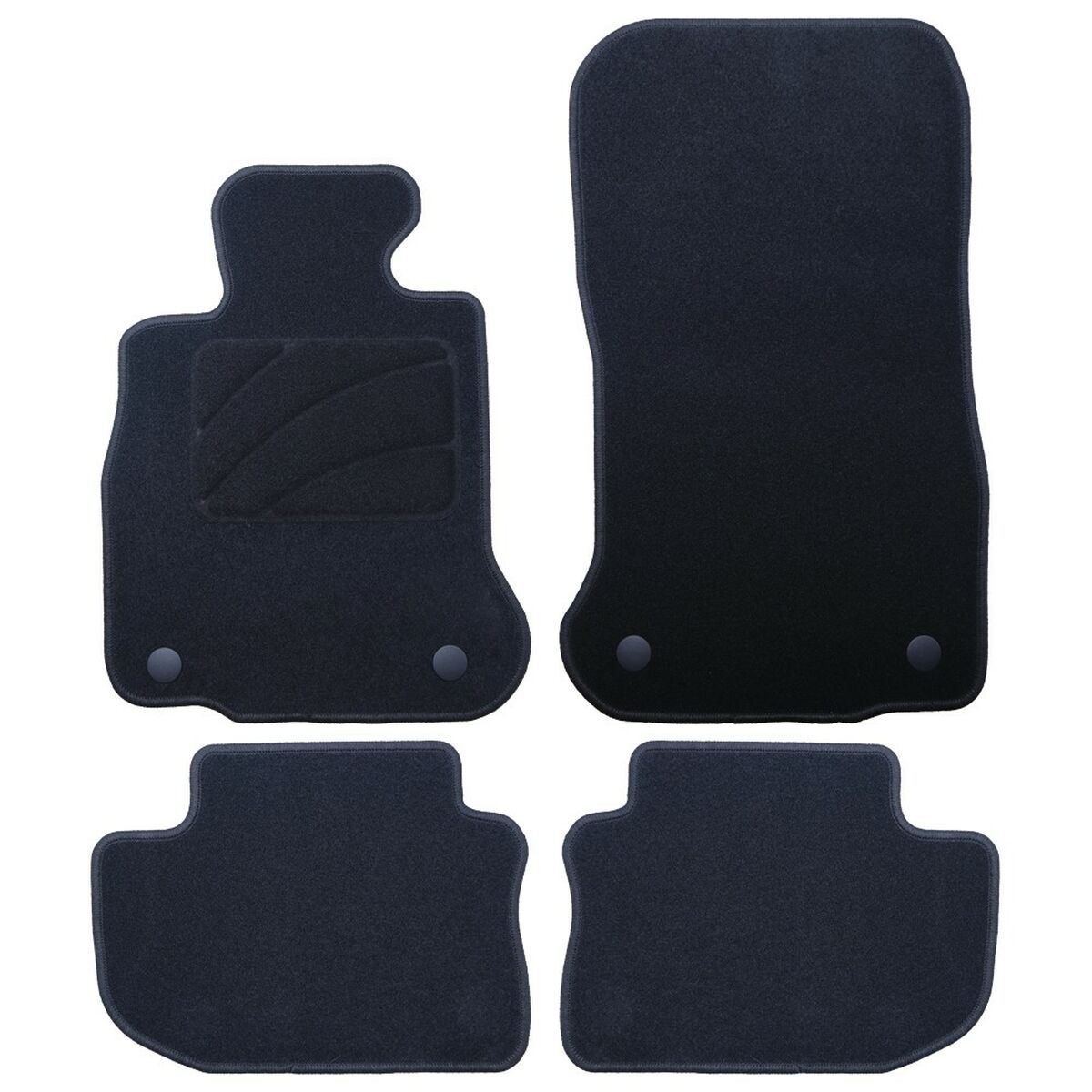 8434596070185 - Car Floor Mat Set OCCBW0032 Bmw F06 Serie 6 Grand Coupe 5 Pieces