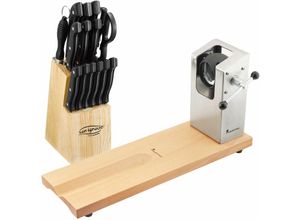 8434652130181 - - Pack Jamonero Masterpro Collection und ein Messerset 15-teilig aus Edelstahl