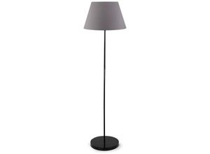 8434652158949 - Wellhome - Stehleuchte 140 cm grau schwarz Typ e 27 Max 45 - 60 w ip 2-0