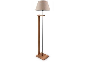 8434652159045 - Wellhome - Stehleuchte 150 cm beige konischer lampenschirm typ e27 max 60 w Victoria kollektion fassung E27 Max 60 w