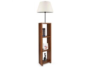 8434652159052 - Wellhome - Stehleuchte 150 cm creme Ablagen Typ e27 max 60 w Victoria Kollektion Fassung E27 Max 60 w