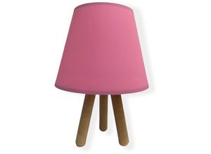 8434652179845 - Wellhome - Tischlampe Holzsockel Farbe Rosa Natürlich 8434652179845 - Wellhome - Tischlampe Holzsockel Farbe Rosa Natürlich