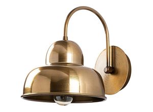 8434652181855 - Wellhome - Wandleuchte Metall gold 20x27x24 Fassung e 27 Max 40 w