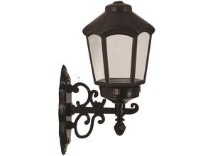 8434652186591 - Wellhome - Diamant-Wandleuchte für den Außenbereich abs  schwarz 26x20x43 Fassung e 27 Max 60 w