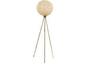 8434652195357 - Wellhome - well home mobiliario & decoración Stehlampe mit Metallgestell Farbe Gold