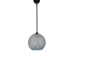 8434652195548 - Wellhome - Deckenlampe mit Yute handgefertigtem Azul braun