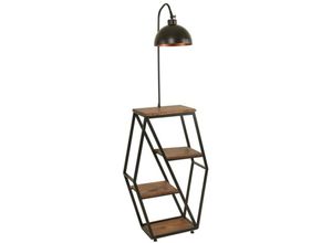 8434652198426 - Wellhome - Stehleuchte mit runden schwarzen Bildschirm Victoria Collection 38x25x165 cm kappe e 27 max 60 w