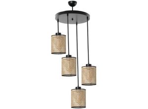 8434652239945 - Wellhome - Pendelleuchte Deckenleuchte - Rattan 30x70 cm