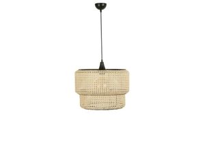 8434652242488 - Pendelleuchte Deckenleuchte - Rattan 35x35x70 cm