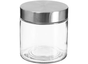 8434652411143 - Wellhome - Well Home Hermetisches Glas Ø11x12cm aus Glas und Edelstahl 750ml