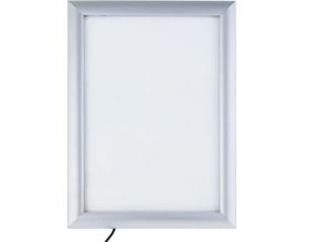 8434852101301 - PrimeMatik - Bilderrahmen mit LED Beleuchtung A2 454x630mm für Anzeige und Zeichen