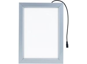 8434852101332 - Bilderrahmen 250x340mm beleuchtet von led A4 doppelseitige Anzeige Poster-Zeichen - Primematik