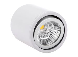 8434852107143 - LED-Oberflächenstrahler mit beweglichem Kopf COB-Lampe 7W 220VAC 3000K weiß 75mm - Bematik