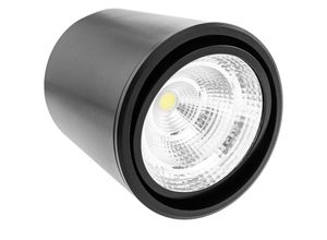 8434852107204 - LED-Oberflächenstrahler mit beweglichem Kopf COB-Lampe 7W 220VAC 3000K schwarz 75mm - Bematik