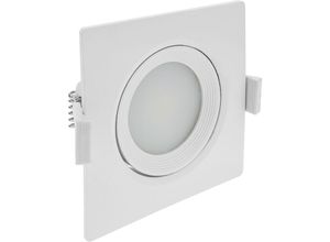 8434852107990 - LED-Licht 90mm Quadrat vertiefte 7W weißen Tag 6500K - Bematik