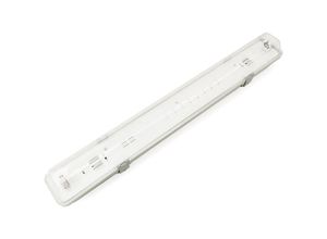 8434852110983 - Wasserfester Schirm für LED-Röhre 1 x 600 mm mit Anschluss an einem Ende IP65 T8 G13 - Bematik